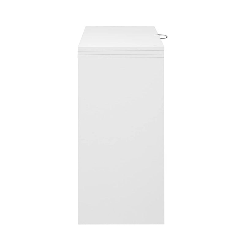 Buffet 2 portes, 3 tiroirs, plateau supérieur coulissant extensible