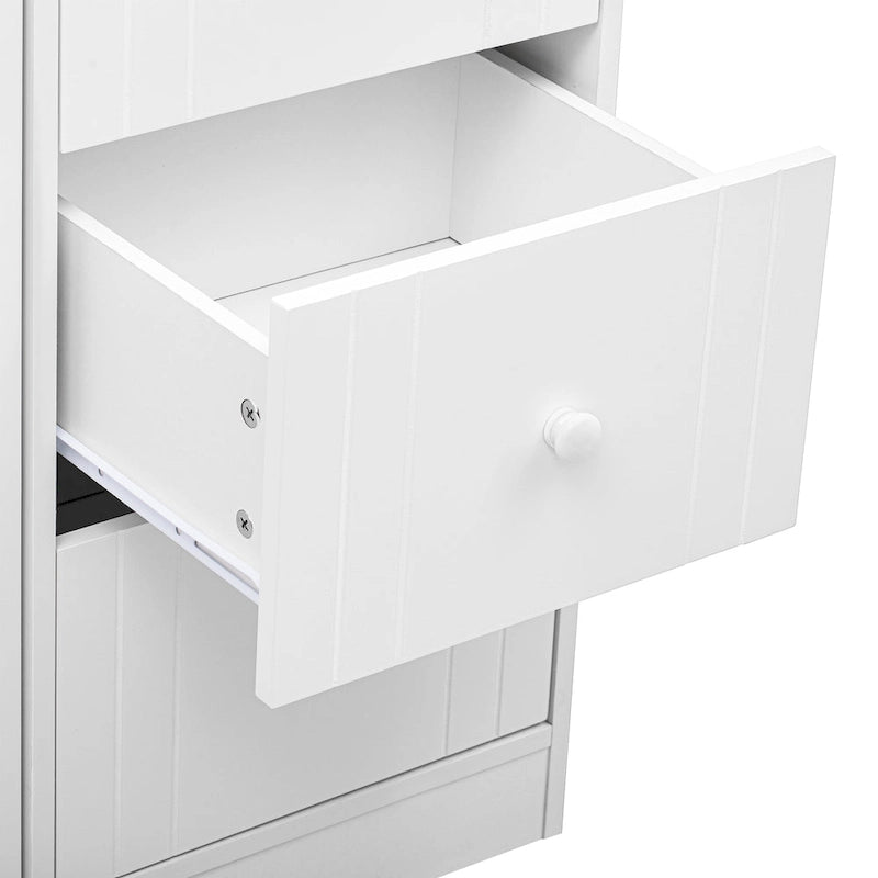 Buffet 2 portes, 3 tiroirs, plateau supérieur coulissant extensible